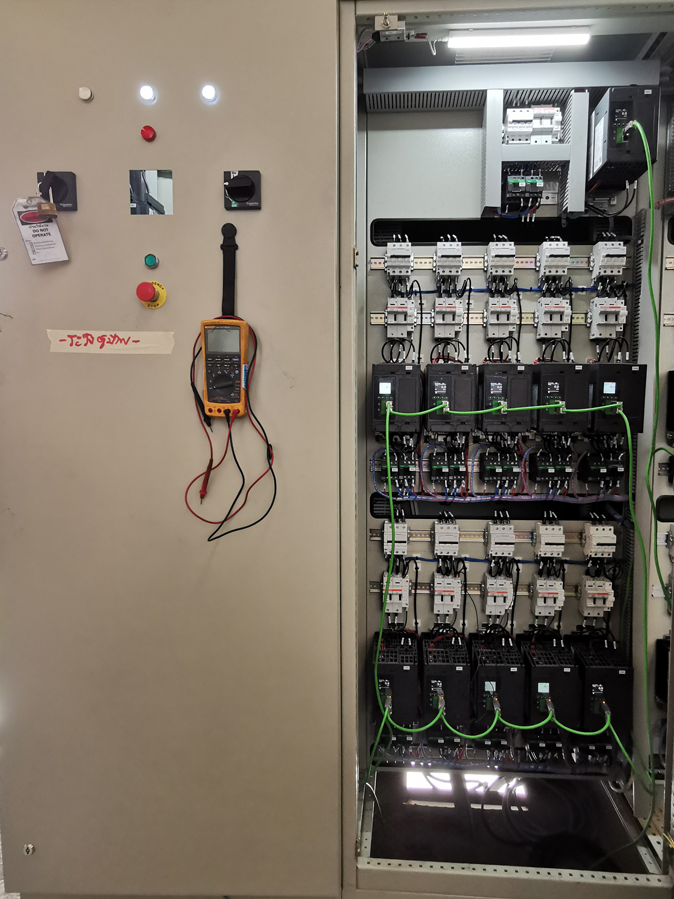 2022 Commissioning Electric Heater Desk Level Control Panel